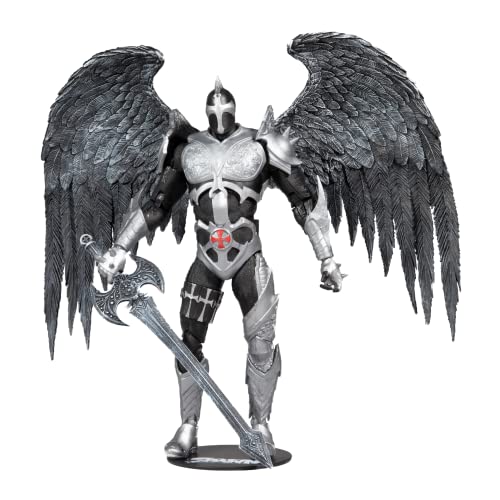 Mcfarlane Giocattoli, Spawn Comic 7" The Dark Redeemer Spawn Action Figure Con 22 Parti Mobili, Personaggio Dc Da Collezione Con Accessori E Base Da C