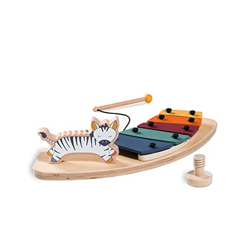 Hauck Gioco Con Attività Musicale Per Alpha+, Colore Play Music, Zebra, 808058