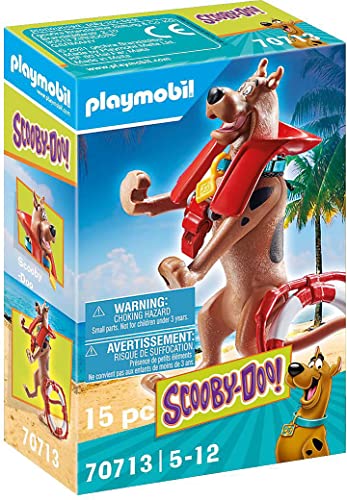Playmobil Scooby-Doo! 70713 Scooby Bagnino, Dai 5 Anni