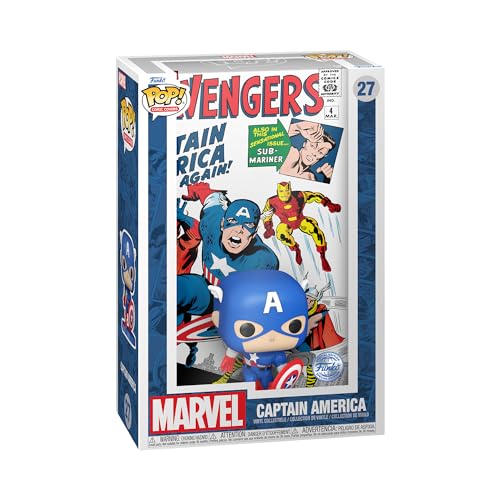 Funko Pop! Comic Cover: Marvel - Marvel Avengers #4 - (1963) - Marvel Comics - Fumetti Marvel - Figura In Vinile Da Collezione - Idea Regalo - Merchan