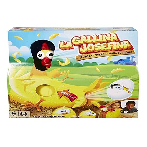 Mattel Games - La Gallina Josefina, Gioco Da Tavolo Per Bambini Frl14 (Lingua Italiana Non Garantita)