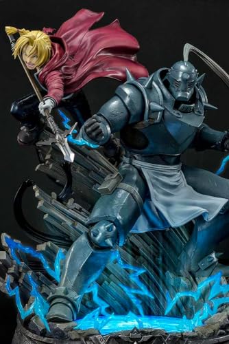 Prime 1 Studio Fullmetal Alchemist - Statuetta 1/6 Edward & Alphonse Elric Deluxe, 56 Cm