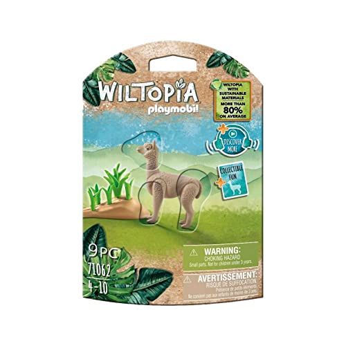 Playmobil 71062 Wiltopia Alpaca, Animal Toy,For Children 4-10, Sustainable Toy Animals, Aplaca Toy, Collectible Toy For Kids, Made Form 80% Recycled M