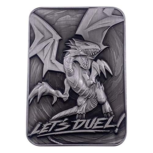 Fanattik Yu-Gi-Oh Metal Card-Drago Bianco Occhi Blu, Blue Eyes White Dragon, Multicolore, 175754