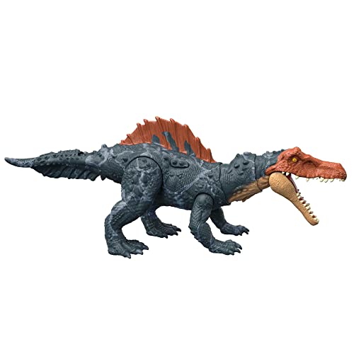 Mattel Jurassic World Dominion - Dinosauri Carnivori Con Azioni Di Attacco Siamosauro, Con Attacco E Morsi, Mobilità Avanzata, Gioco Classico E Digita