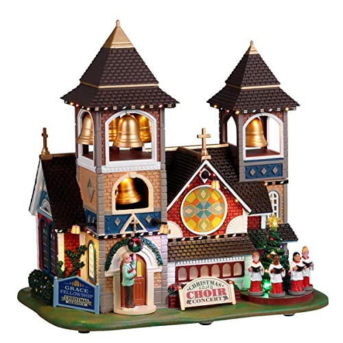 Lemax Village-Sights & Sounds: Christmas Chimes-(25859-Uk), Multicolore