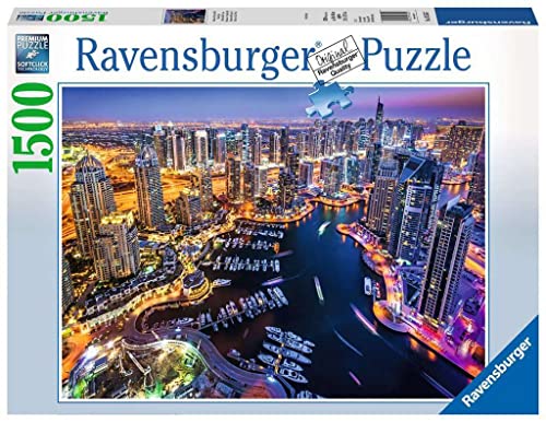Ravensburger - Puzzle Dubai Nel Golfo Persico, 1500 Pezzi, Puzzle Adulti