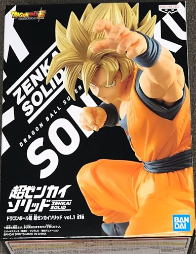 Dragon Ball Super Super Zenkai Solid — Statuetta Super Saiyan Di Son Goku Vol.1 (19 Cm) (17756)