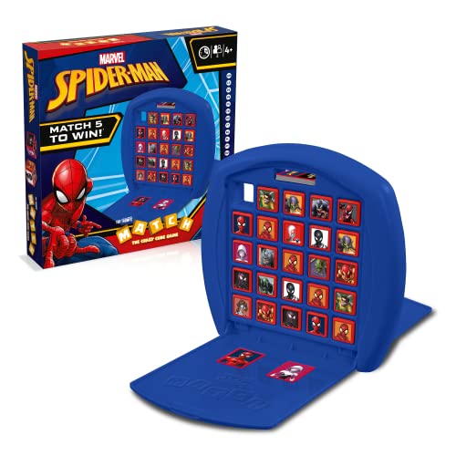 Winning Moves - Spiderman, Top Trumps Match, Gioco Da Tavolo, Edizione Italiana