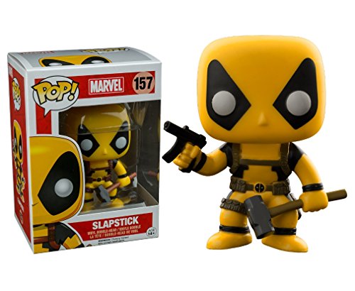 Funko Comics Marvel Pop Vinyl Figure 157 Deadpool Slapstick (Yellow), 849803093501