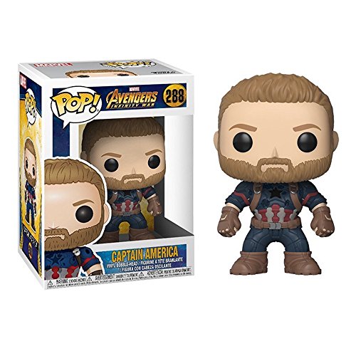 Funko Marvel: Marvel Avengers Infinity War - Captain America - Figura In Vinile Da Collezione - Idea Regalo - Merchandising Ufficiale - Giocattoli Per