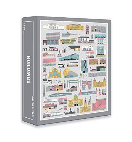 Buildings Di Cloudberries – Divertente Puzzle Per Adulti Da 500 Pezzi A Tema Architettura E Costruzioni Molto "Cool" (500 Pezzi)