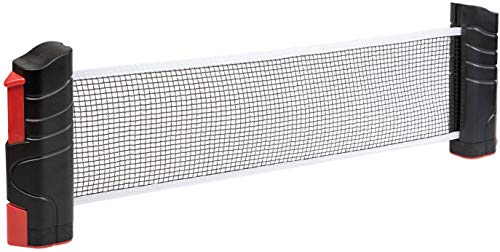 Idena 40461 - Rete Da Ping-Pong Estensibile Per Un Facile Montaggio Su Piani D'Appoggio, Ideale Per La Strada, In Vacanza O In Giardino