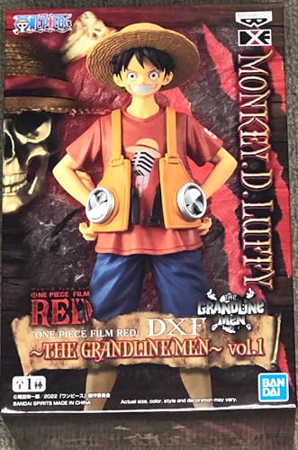 Figura Statuetta 17Cm Rufy Monkey D. Luffy Da One Piece The Red Movie - Dxf The Grandline Men Vol.1