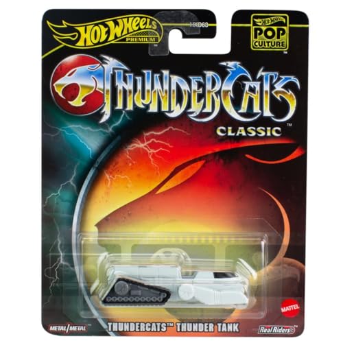 Hot Wheels Diecast - Modellino Veicolo Thundercats Classic Thunder Tank - Multicolore - Scala 1/64 - Lunghezza 5Cm