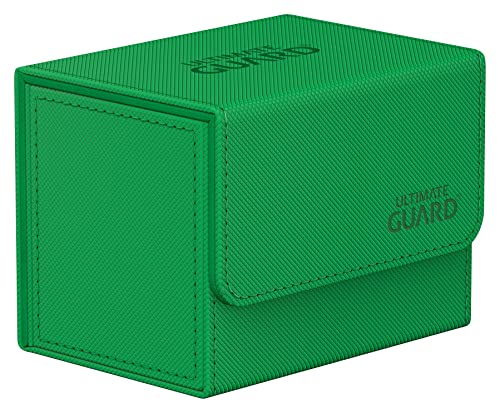 Ultimate Guard Caja De Cartas Sidewonder 80+ Xenoskin Monocolor Verde