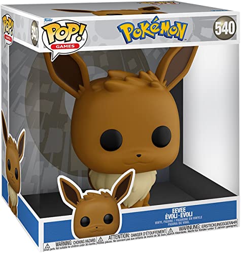 Funko Pop! Jumbo: Pokemon - Eevee - Figura In Vinile Da Collezione - Idea Regalo - Merchandising Ufficiale - Giocattoli Per Bambini E Adulti - Video G