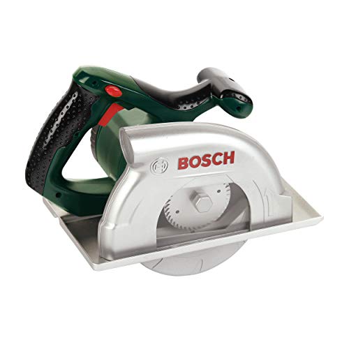 Theo Klein 8421 Sega Circolare Bosch Alimentata A Batterie Con Movimenti Della Sega Circolare, Funzione Sonora E Luminosa Dimensioni: 23 Cm X 16 Cm X