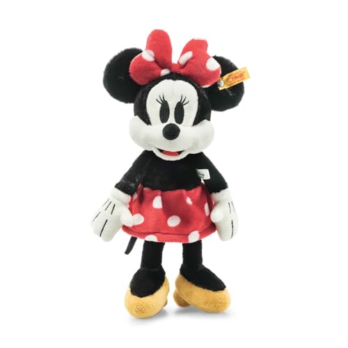 Steiff Soft Cuddly Friends Disney Originals Minnie Mouse, 31 Cm, Peluche Per Bambini, Morbido E Avvolgente, Lavabile, Colorato (024511), Multicolore