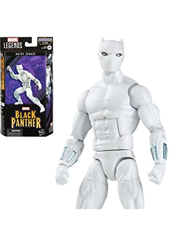 Marvel Hasbro Legends Series, Black Panther, Hatut Zeraze, Action Figure Comics Da 15 Cm, 6 Accessori, 1 Parte Build-A-Figure, Multi, F3678