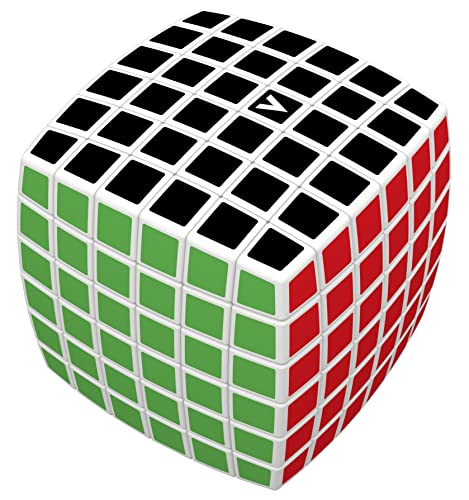 V-Cube 6 X 6 White Pillow, Professional, Fast, And Smooth, Speed Cube, Puzzle, Fidget Toy