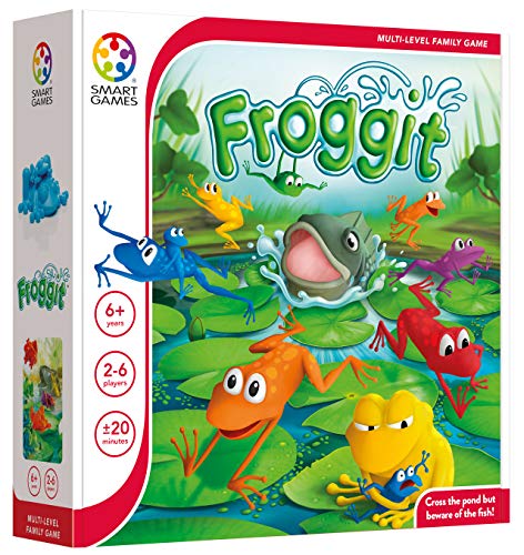 Smart Games - Froggit, Multi-Level Family Board Game, 2-6 Players, 6+ Years