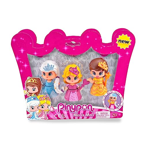 Pinypon Pack Principesse, 3 Pezzi, 700014094