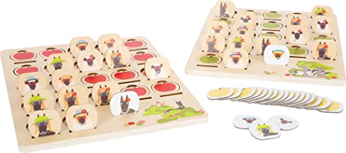 Small Foot Indovina Chi? "4 Friends" In Legno, Design Colorato, Gioco Di Società Per Bambini Dai 4 Anni, 12363