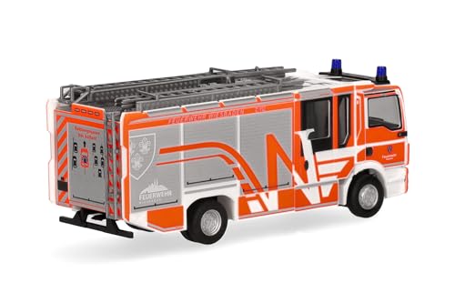 Herpa Modello Di Camion Man Tgm Cc Ziegler Z-Cab "Feuerwehr Wiesbaden" (Hessen/Wiesbaden), In Scala 1:87, Pezzo Da Collezione, Modello Tedesco, Statue