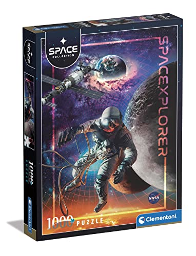 Clementoni Collection-Space Explorer-1000 Pezzi-Puzzle Adulti, Made In Italy, Multicolore, 39717