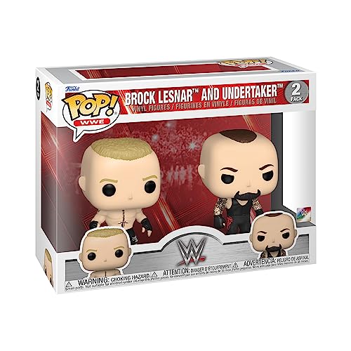 Funko Pop! Wwe: Lesnar & Undertaker And Undertaker - Figura In Vinile Da Collezione - Idea Regalo - Merchandising Ufficiale - Giocattoli Per Bambini E