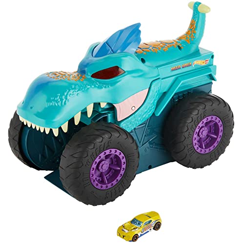 Hot Wheels - Veicolo Monster Trucks Mega Wrexdivora Veicoli, Dai 3 Anni In Su, Gyl13