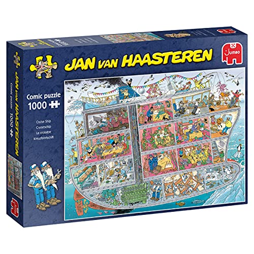 Jumbo- Nave Da Crociera, 1000 Pezzi Puzzle, Multicolore, 20021
