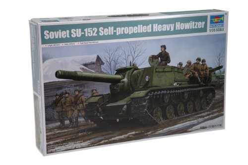 Trumpeter 01571 Modellino Carro Armato Soviet Su-152 Self Propelled Heavy Howitzer