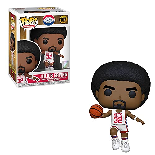 Funko Pop! Nba: Legends - Julius Erving - (Nets Home) Vinyl - Figura In Vinile Da Collezione - Idea Regalo - Merchandising Ufficiale - Giocattoli Per