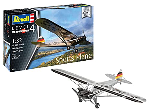 Revell 03835 Sports Plane Builder'S Choice True To Original Kit Modello Avanzato, Non Verniciato