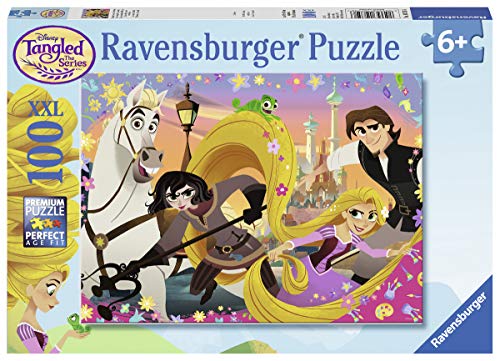 Ravensburger- Rapunzel Disney Tangled: The Series Puzzle 100 Pezzi, Multicolore, 10750