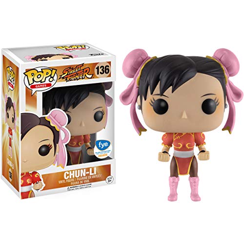 Funko- Street Fighter-Chun-Li Red Outfit Figurina, Multicolore, 13445
