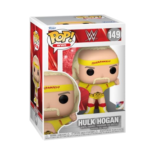 Funko Pop! Wwe: Hulk Hoganamania With Belt - Figura In Vinile Da Collezione - Idea Regalo - Merchandising Ufficiale - Giocattoli Per Bambini E Adulti