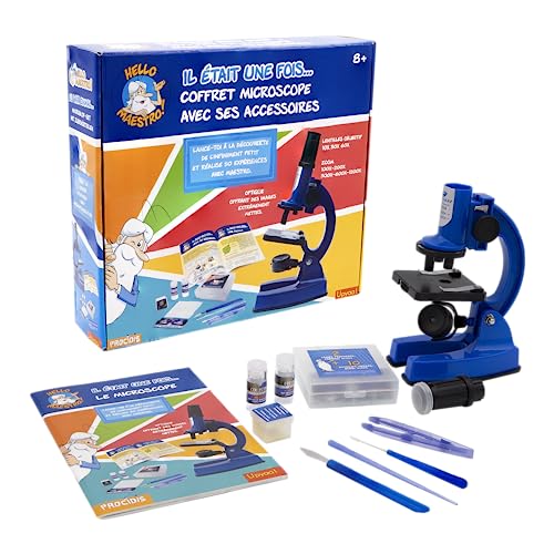 Silverlit - Bonjour Maestro - Il Était Une Fois... - Set Microscopio Con Accessori - Gioco Educativo - A Partire Dai 8 Anni