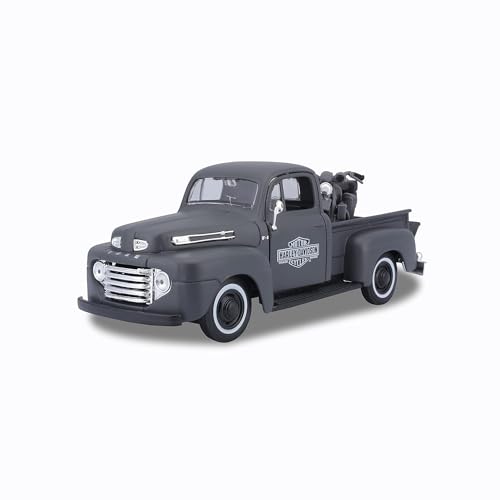 Maisto 532185 - Modellino Harley-Davidson Ford F-1 Pickup 1948 E Wla Flathead 1942, Scala 1:24
