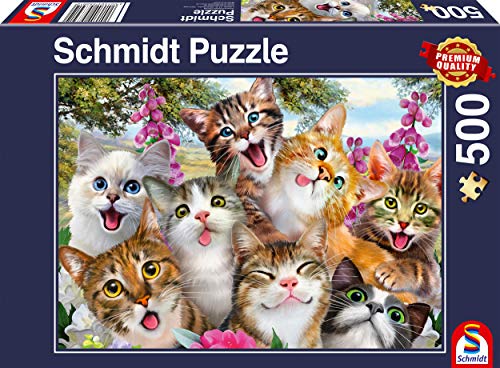 Schmidt 58391 Jigsaw Puzzle Cat Selfie (500 Pcs)