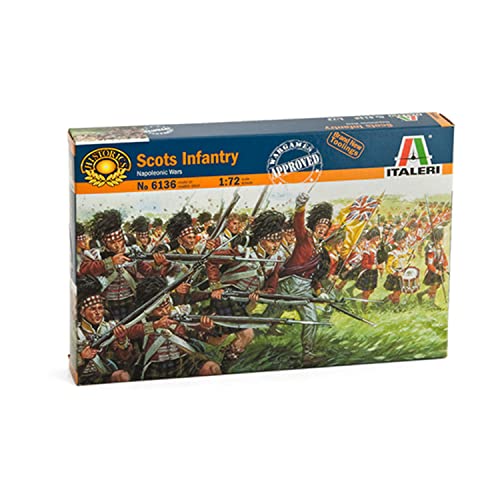 Italeri 6136 - Napoleonic Wars: Scots Infantry Scala 1:72