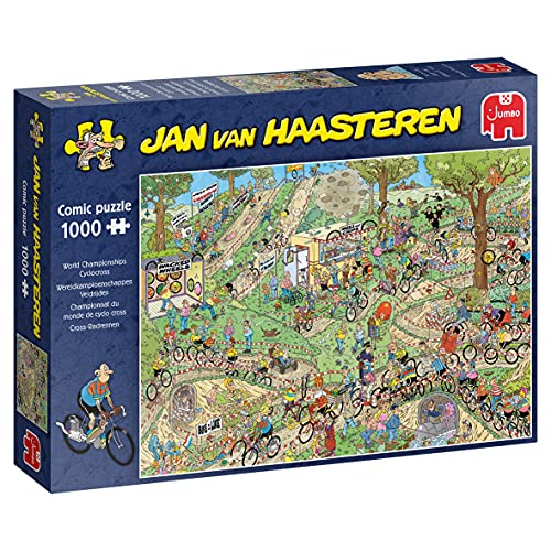 Jumbo- Jan Van Haasteren-Puzzle Da 1000 Pezzi Con Croce Del Ciclo Del Wc, 19174
