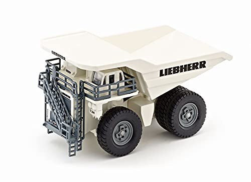Siku 1807, Autocarro Con Cassone Ribaltabile Liebherr T 264, 1:87, Metallo E Plastica, Bianco
