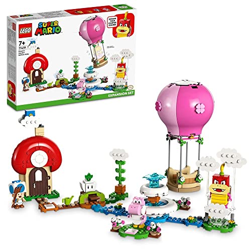 Lego 71419 Super Mario Peach'S Garden Balloon Ride Expansion Set 2023 Nuovo 7+ 453 Pezzi Con Yoshi Rosa E Rospo Blu