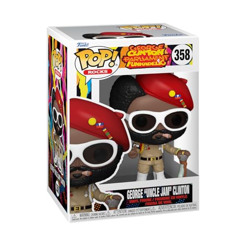 Funko Pop! Rocks: George Clinton - Parliament Funkadelic - Figura In Vinile Da Collezione - Idea Regalo - Merchandising Ufficiale - Giocattoli Per Bam