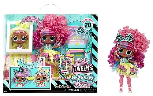 L.O.L. Surprise! Tweens Surprise Swap Serie - Curls-2-Crimps Cora - Bambola Fashion Con Più Di 20 Sorprese, Inclusa La Testa Per Lo Styling E Favolosi