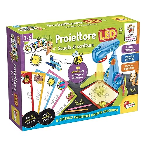 Lisciani Giochi - Carotina Proiettore Scuola Di Lettura E Scrittura
