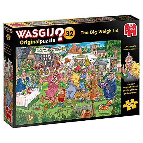 Jumbo- Wasgij Original 32-The Big Weigh In 1000 Piece Jigsaw Puzzle Grande Peso Pezzi, Multicolore, 19170